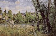 Camille Pissarro Multi pont de-sac under the sun Schwarz France oil painting artist